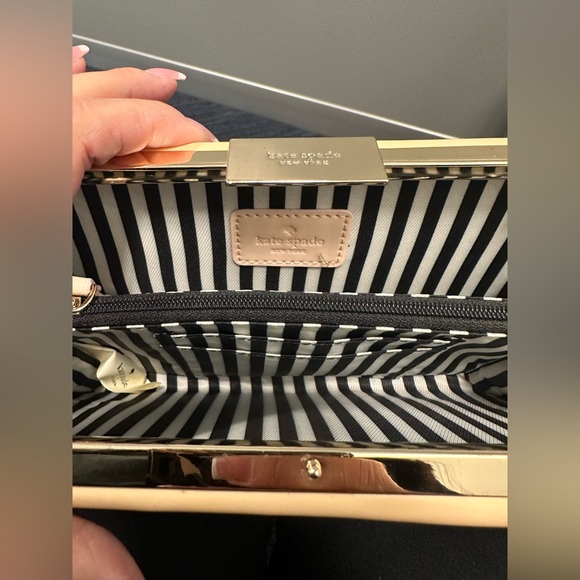 Vintage Kate Spade Novelty Tower Avenue Radio Samira Convertible Clutch - Picture 4 of 12